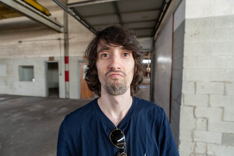 Puzzled Man Portrait