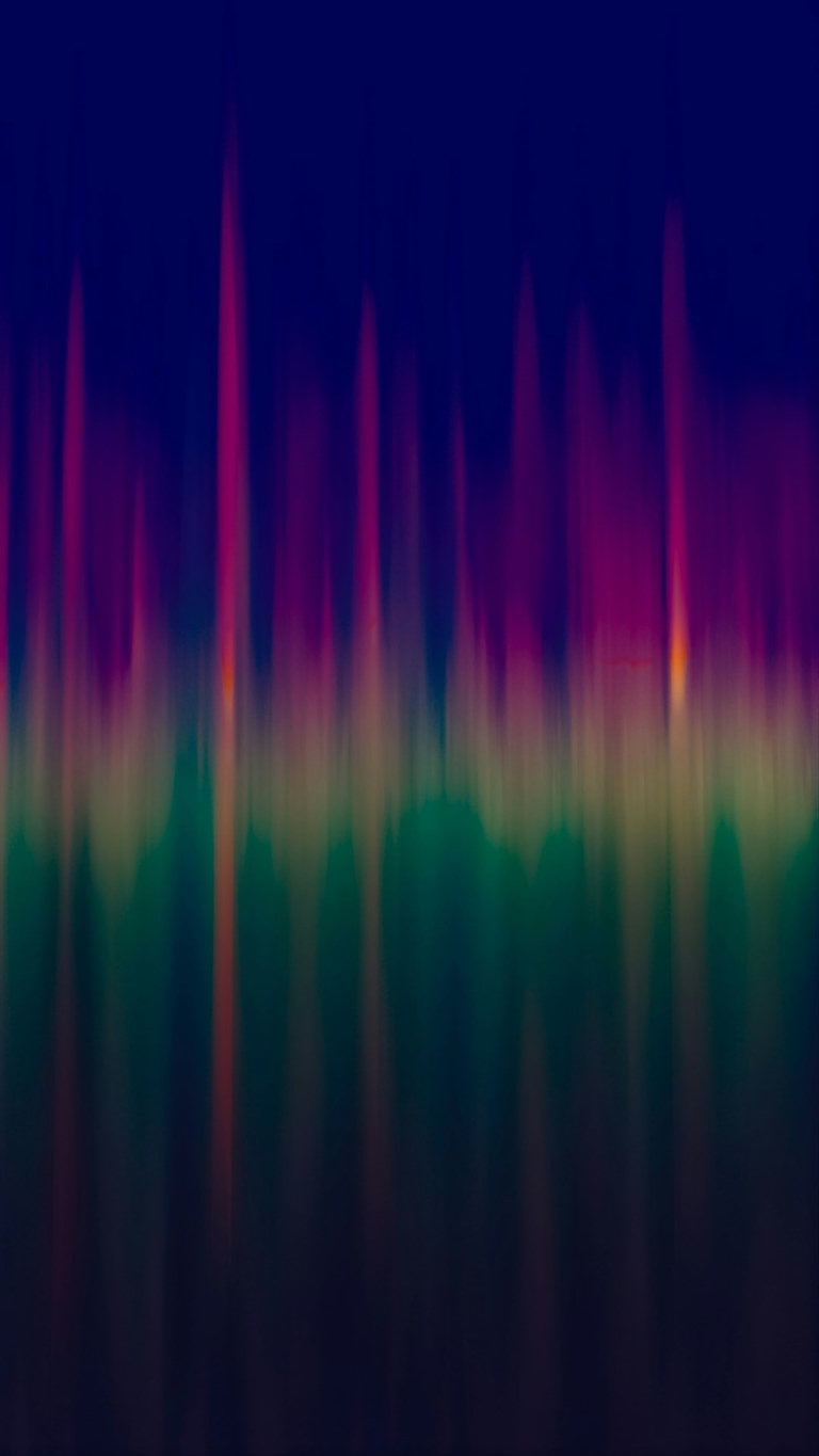 Audio waveform visualization showing sound waves and frequency patterns
