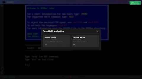 Screenshot of DosKit
